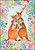 Rita Berman Double Card | 2 kangaroos with baby