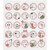 Seal Sticker with Glitter Foil | Christmas polar fun 1-24