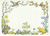 Postcard Molly Brett | Border Design With Rabbit, Duckling And Birds 