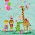 Mila Marquis Postcard | Birthday Animals