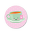 5 Round Stickers Studio Schatkist | Teacup