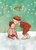Postcard Belle and Boo | Under the mistletoe