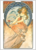 Postcard Alphonse Marie Mucha - Die Künste: Malerei