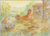 Postcard | Easter farm (chickens and bunnies with Easter eggs)