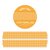 Ochre Yellow Grid Washi Tape - Little Lefty Lou 