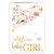 Greeting Card - A little new baby girl