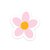 5 x Shaped Flower Stickers - Stationery Heaven X Little Lefty Lou