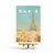 Paris - Retro Travel Postcard by Penpaling Paula