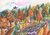 Postcard Romyillustrations - Autumn Woods Melodies