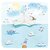Carola Pabst Postcard | Paper boat with dog