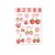 A6 Stickersheet Berry bows - Only Happy Things