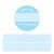 Script Lichtblauw Washi Tape - Little Lefty Lou 