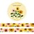 spring sunflowers pattern Washi Tape - Muchable