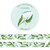 White flowers blue print Washi Tape - Muchable