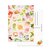 Postcard by Muchable - cute stamp pattern print illustration