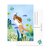 Postcard by Muchable - girl snorkeling - swimming illustration