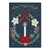 Studio Kvinna A6 Postcard - Christmas card with wreath and candle
