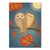 Studio Kvinna A6 Postcard - Little owls in autumn tree