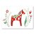 Studio Kvinna A6 Postcard - Swedish Horse
