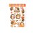 A6 Stickersheet Autumn Hedgehogs - Only Happy Things