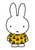 Nijntje Miffy Postcards | Nijntje in bloemetjesjurk
