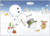 Postcard | Oops... (Rabbit teases snowman)