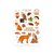 A6 Stickersheet by Muchable |  herfst/autumn - animals