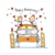 Juicy Lucy Designs Wenskaart - Happy Anniversary!