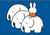Nijntje Miffy Postcards | Nijntje op de olifant