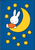 Nijntje Miffy Postkarte | Nijntje op de maan