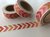 Washi Masking Tape | Orange/Red Chevron