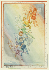 Postcard Margareth W. Tarrant | Rainbow Fairies