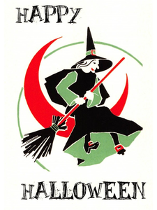 Postcard | Halloween -Happy Halloween Witch