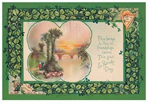 Victorian Postcard | A.N.B. - St. Patrick's Day