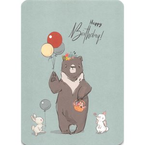 Postcard Gutrath Verlag | Birthday Bear