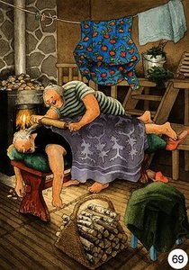 Inge Look Nr. 69 Postcard | Old Ladies Aunties 