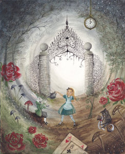 Postcard Bijdehansje | Alice in Wonderland