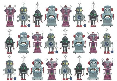 Gallery Cards Postcard | Robots - Leo Timmers