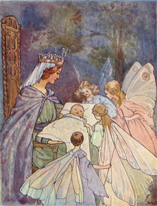 Postcard Margaret Tarrant | The Sleeping Beauty