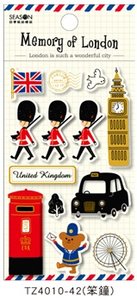 London DIY sticker | 3D stickers