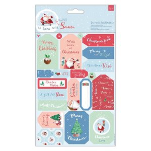 Papermania At Home with Santa Die-Cut Sentiments & Toppers (PMA 157980)
