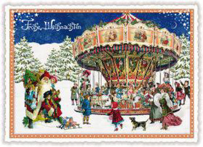 PK 466 Tausendschön Postcard Christmas - Frohe Weihnachten Karusell