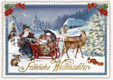 PK 735 Tausendschön Postcard Christmas - Fröhliche Weihnachten
