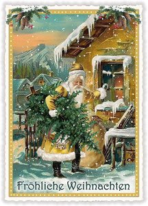 PK 744 Tausendschön Postcard Christmas - Fröhliche Weihnachten