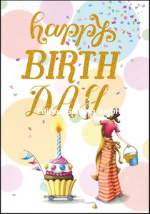 Nina Chen Double Card | Happy Birthday (Woman)