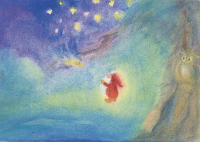 Postcard Dorothea Schmidt - Dwarf Night