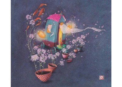 Postcard Gaëlle Boissonnard - FLOWER POTS