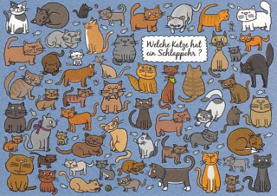 Search Postcard | Welche Katze hat ein Schlappohr?