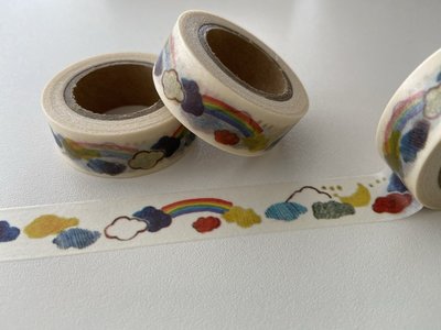 Washi Masking Tape | Rainbow with Clouds