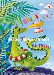 Mila Marquis Postcard | Happy Birthday (Dragon)